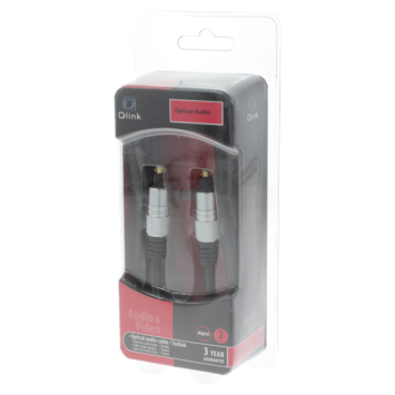 Q-Link optische kabel toslink 2 meter blauw