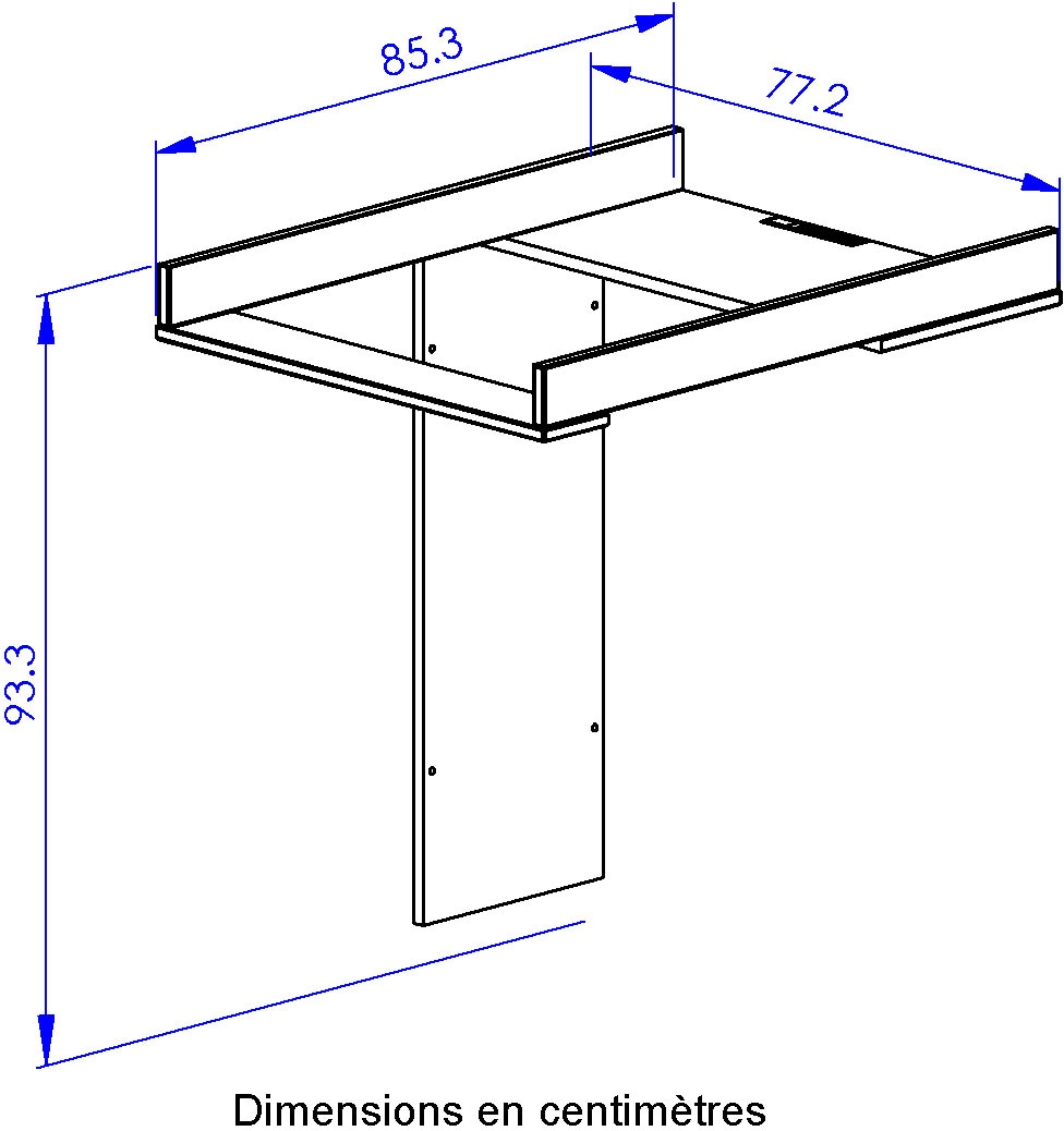 Gami Wickelkommode »Calypso Wickelkommode« bis 100 kg durchdachte Funktionalität – ideal zum Verstauen aller Utensilien. 113 cm