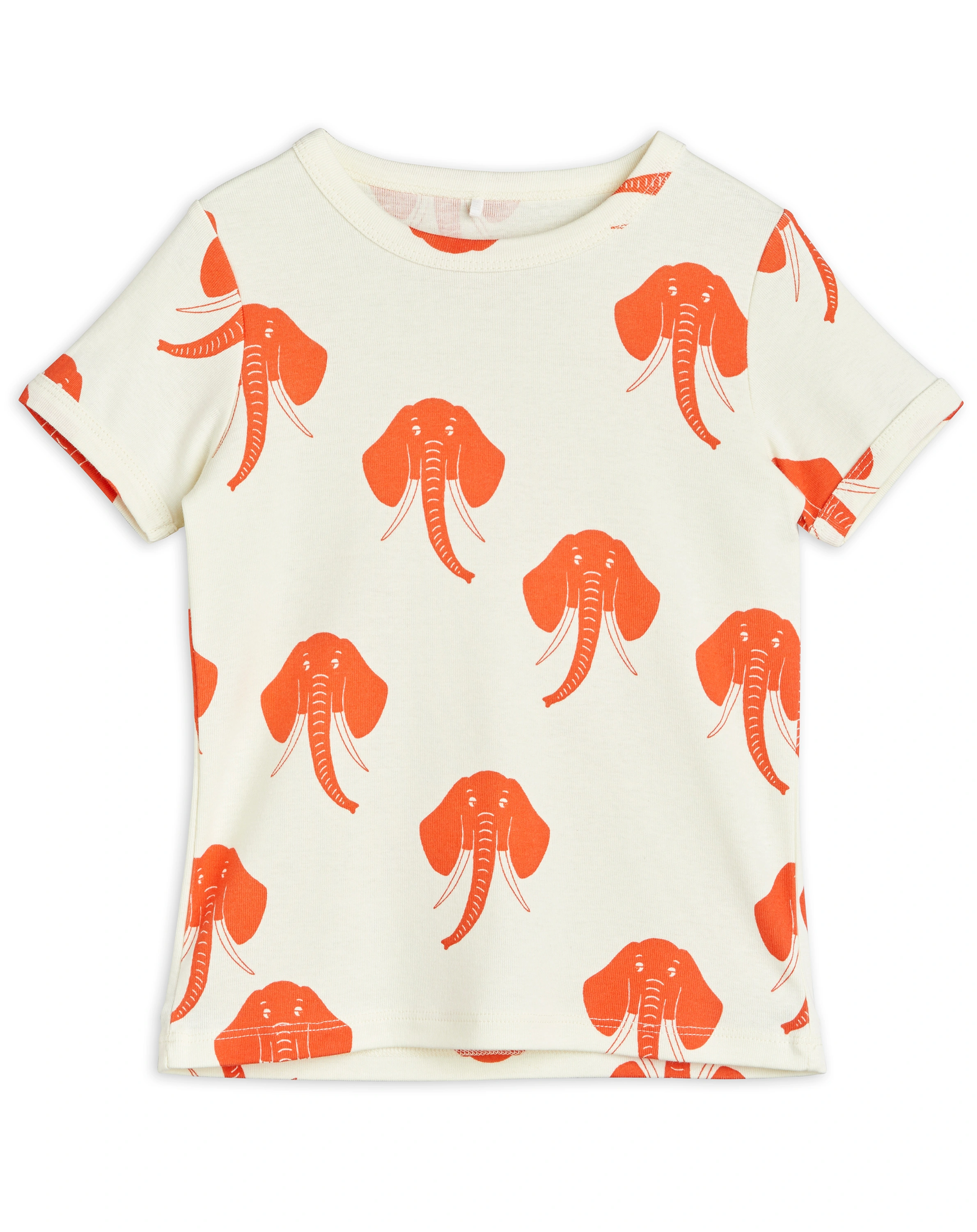 T-Shirt ELEPHANTS AOP in offwhite