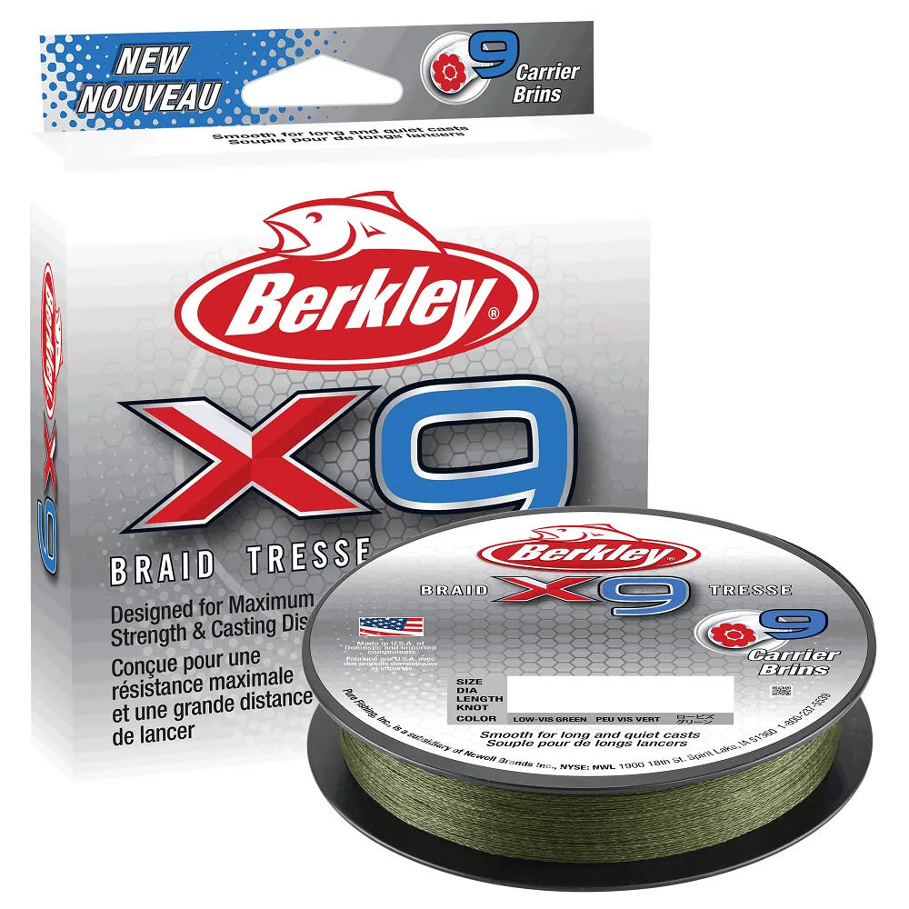 Berkley Berkley X9 150m Low-Vis Green