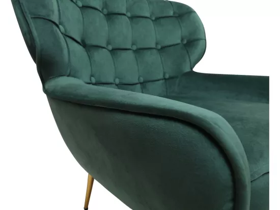 Fauteuil en velours 