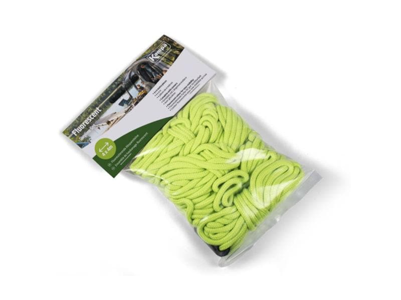 KAMPA Guy Line Set Fluorescent 4 m, 4-er Set Fluoreszierende Abspannschnur