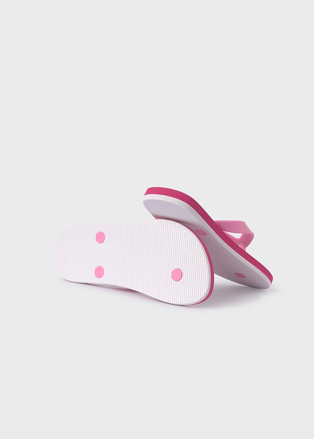 Flip Flops FRUITS in fuchsia