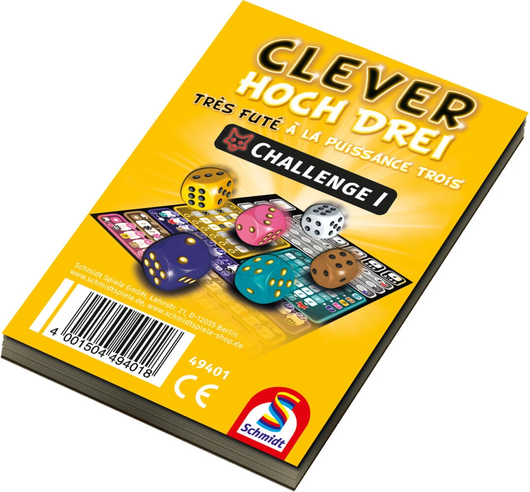 Clever hoch Drei, Challenge Block (Spiel-Zubehör)