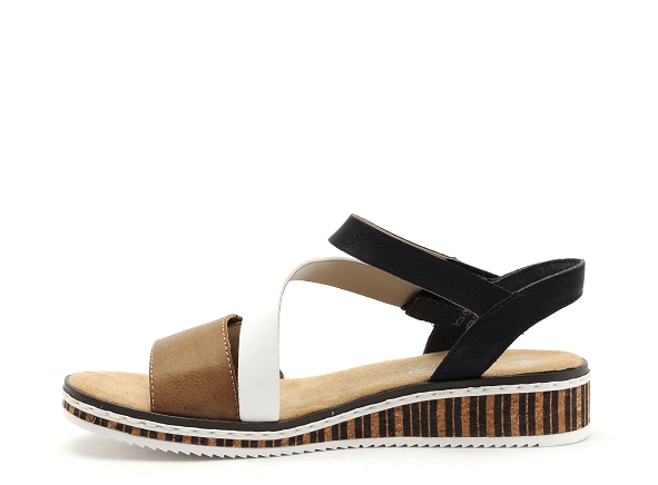 Rieker nu pieds plats femme v3670 multicolore