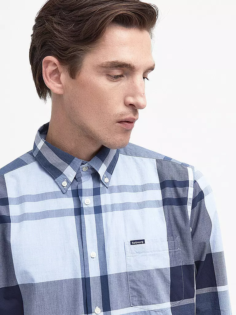 BARBOUR Hemd HARRIS blau