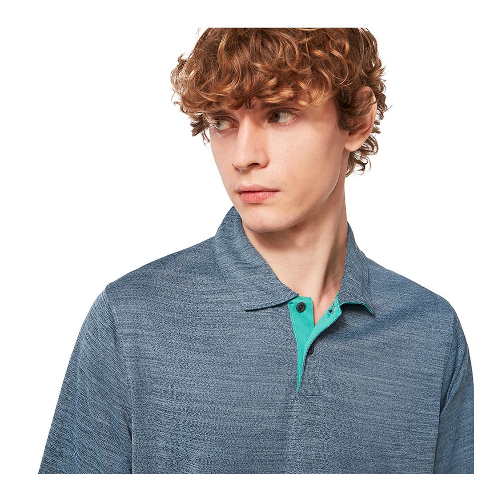 Oakley AERO HYDROLIX - Polo Homme aurora blue hthr