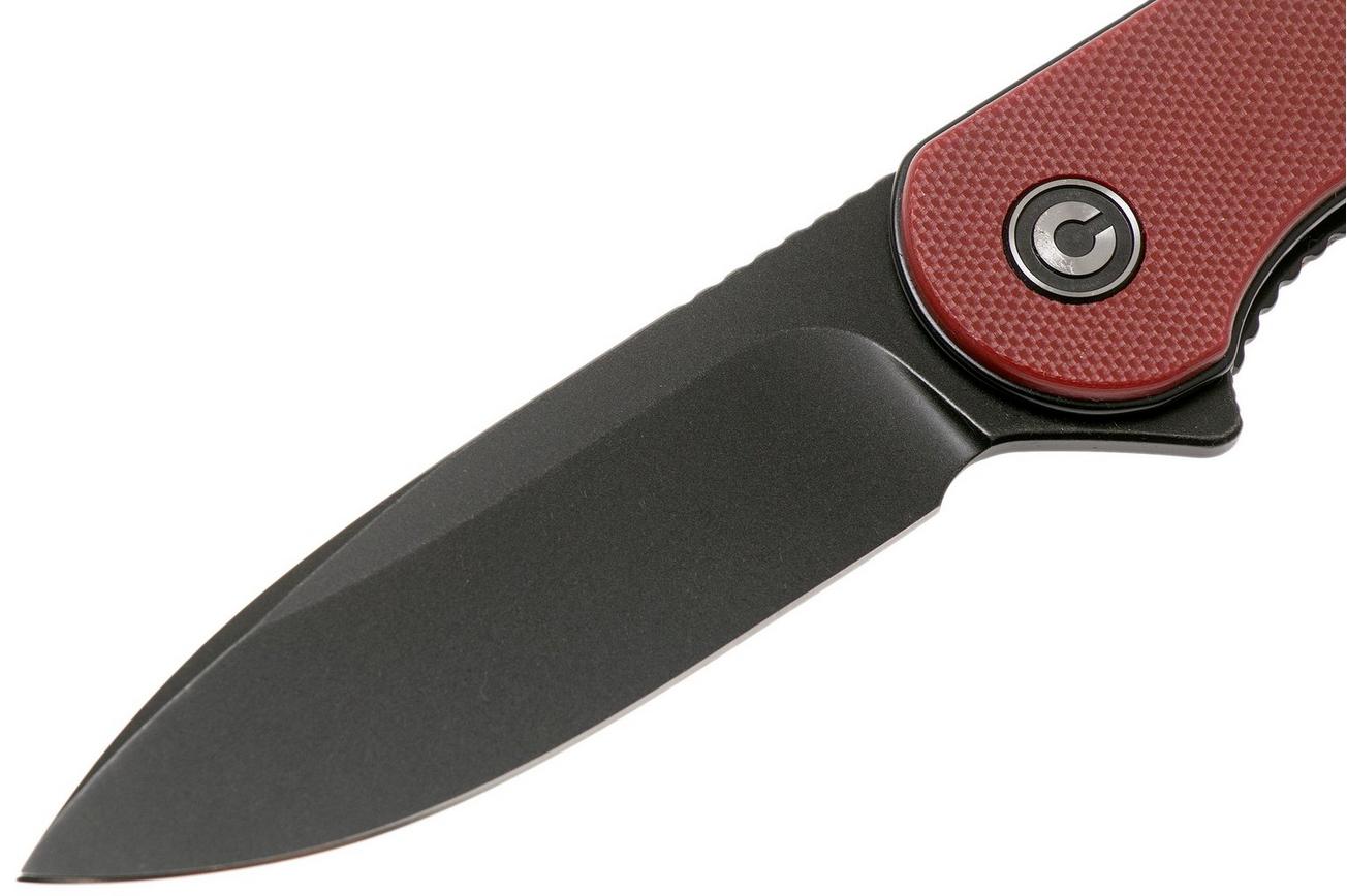 Civivi Elementum C907A-1 Black, Burgundy G10 zakmes