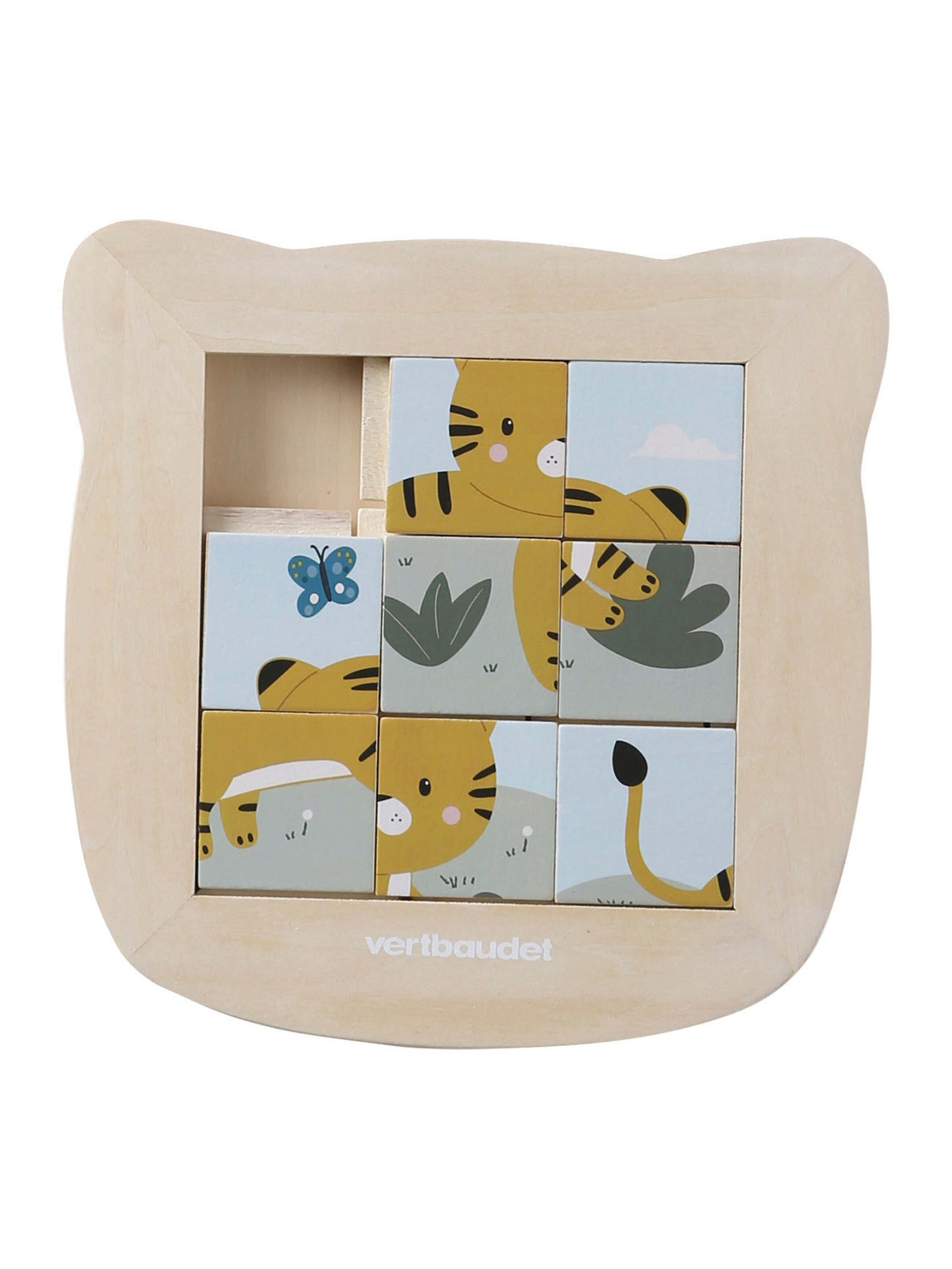 Vertbaudet Kinder Puzzle TANSANIA aus Holz FSC® natur