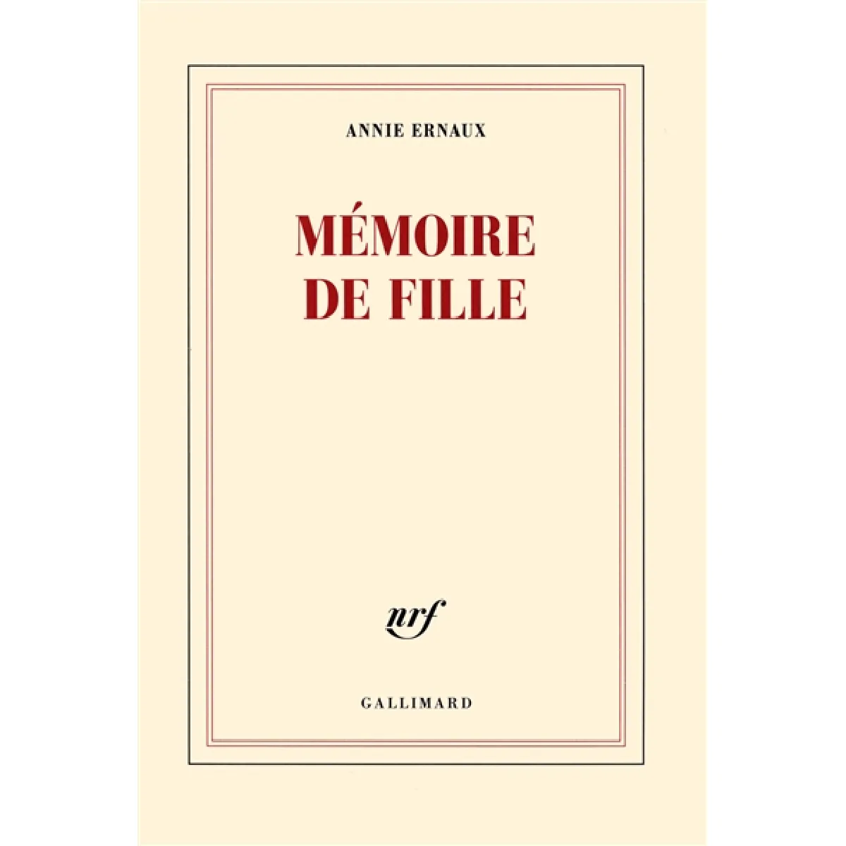 Mémoire de fille · Occasion