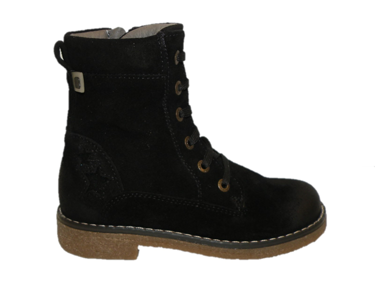 Bo-Bell Fudge zwart suede