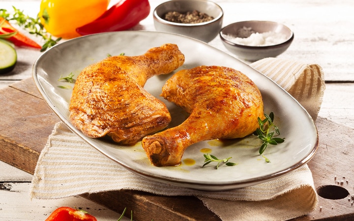 Ganze Schenkel vom Hähnchen portofrei bestellen!