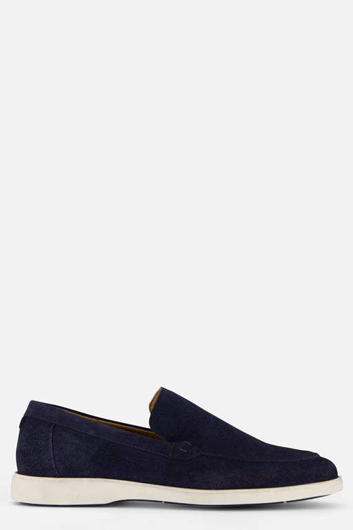 Vertice Instappers blauw Suede