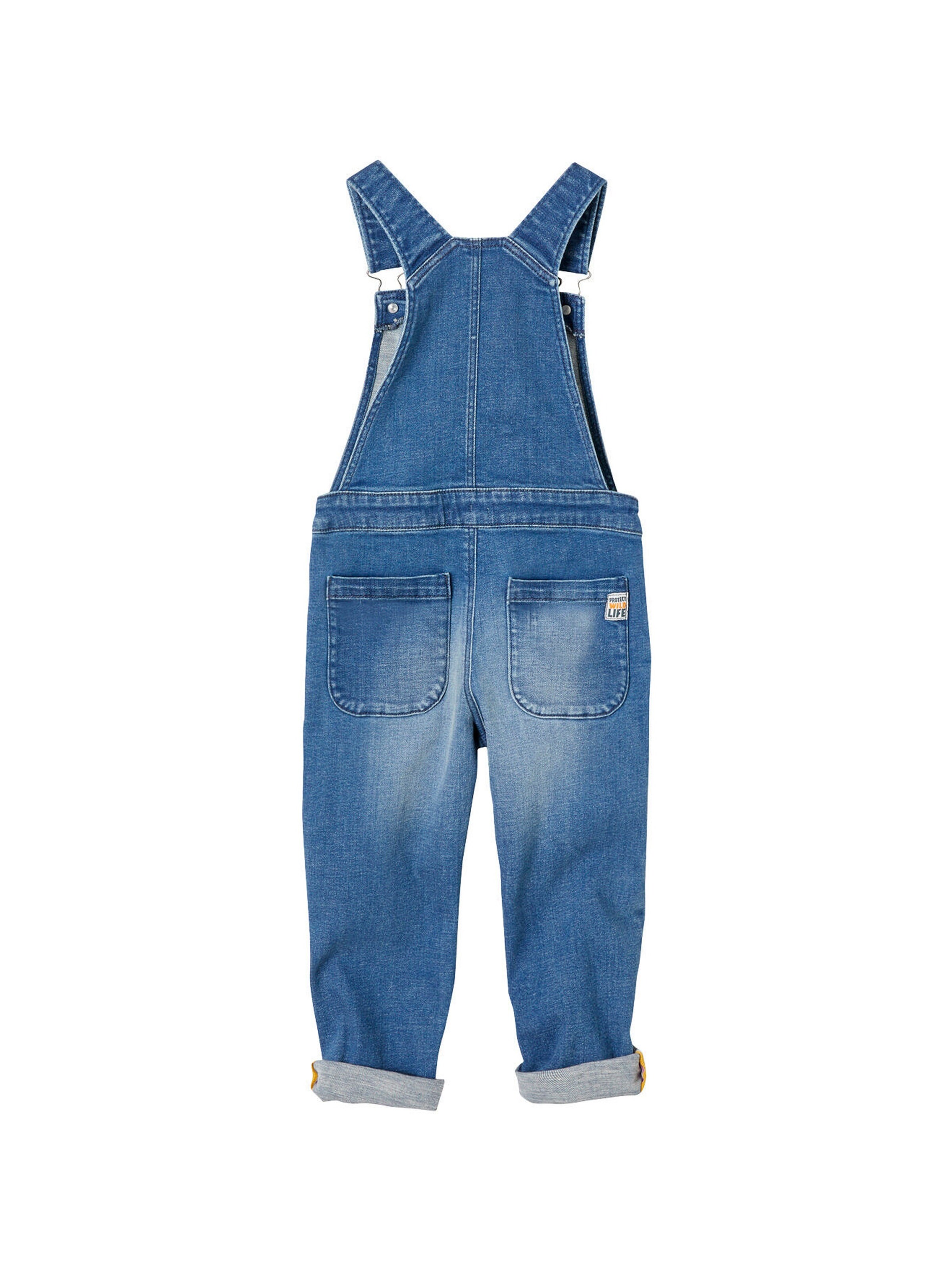 Vertbaudet Jungen Jeans-Latzhose blue stone
