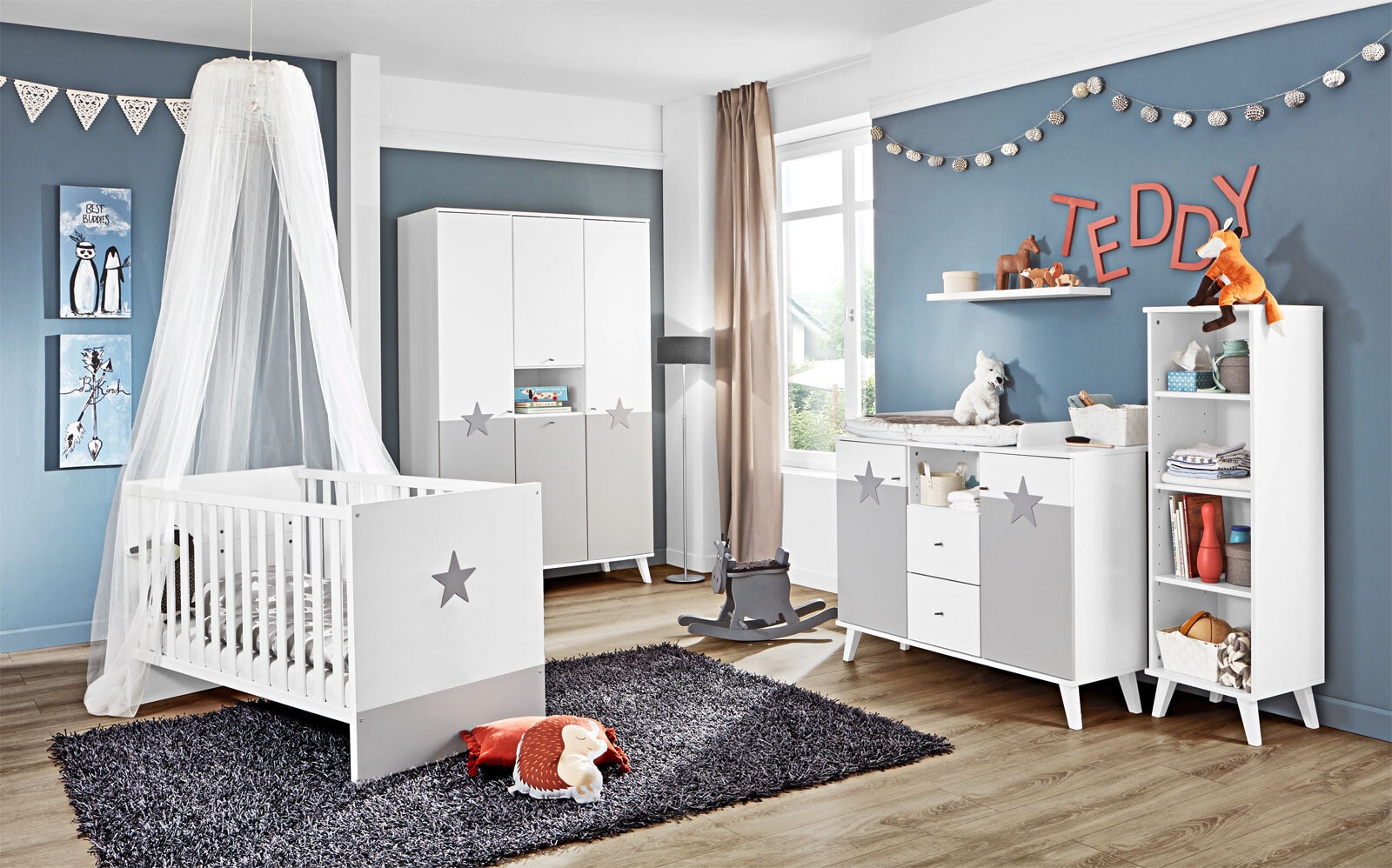 Babybett Rocky Liegefläche 70x140 cm