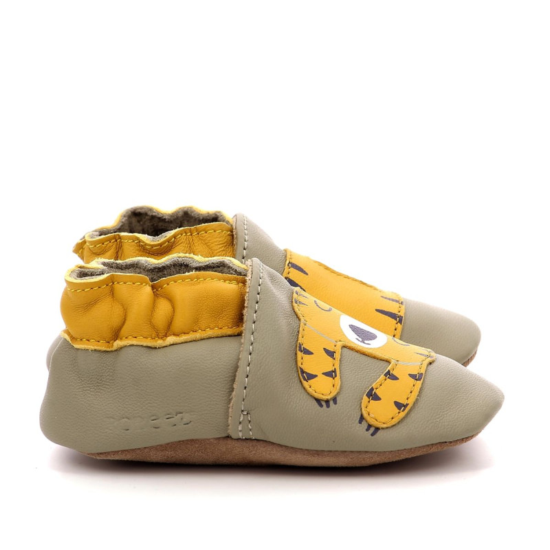 Robeez Robeez Chaussons Tiger Nap Kaki