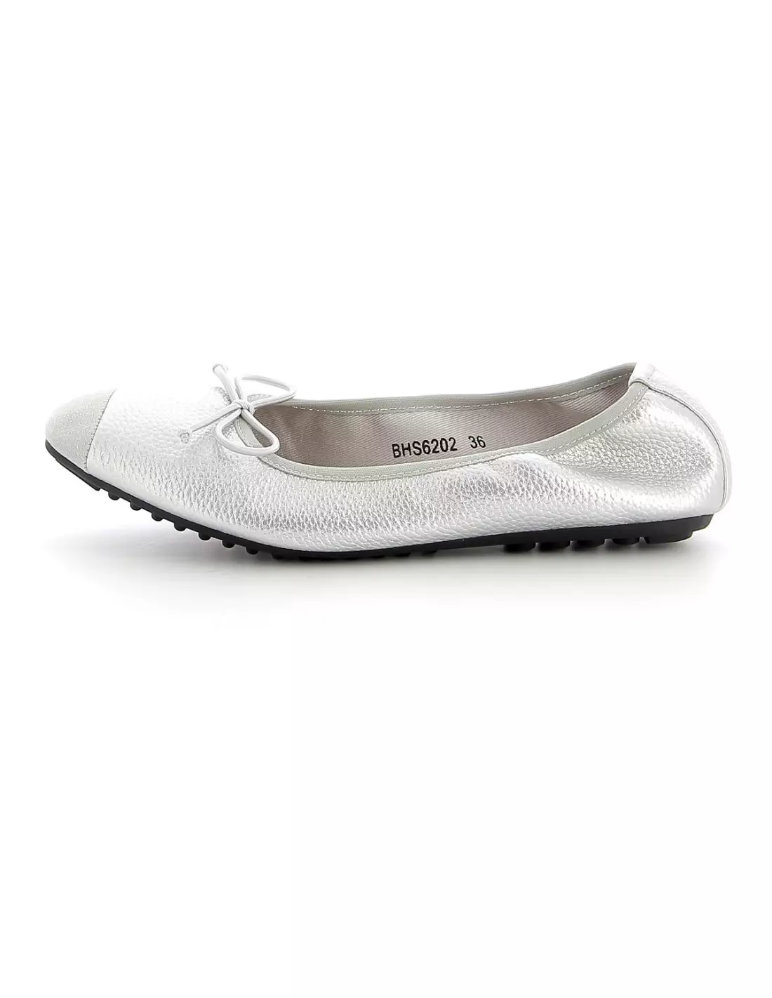 LA BOTTINE SOURIANTE BHS602 - Ballerines & babies Argent