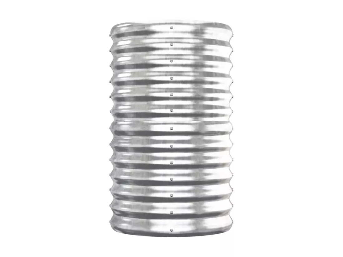 Jardinière bac lit surélevé argenté 152 x 40 x 68 cm 02_0039690