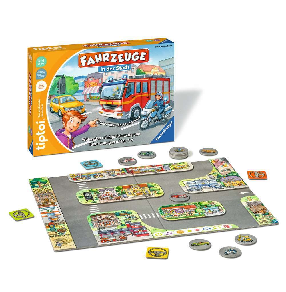 Ravensburger Spiel tiptoi® Fahrzeuge in der Stadt