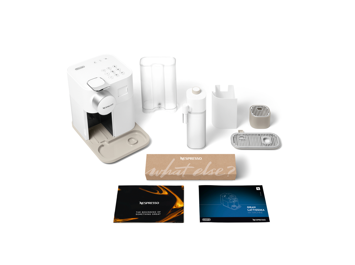 MÁQUINA DE CAFÉ NESPRESSO DELONGHI EN640.W BRANCA GRAN LATTISSIMA