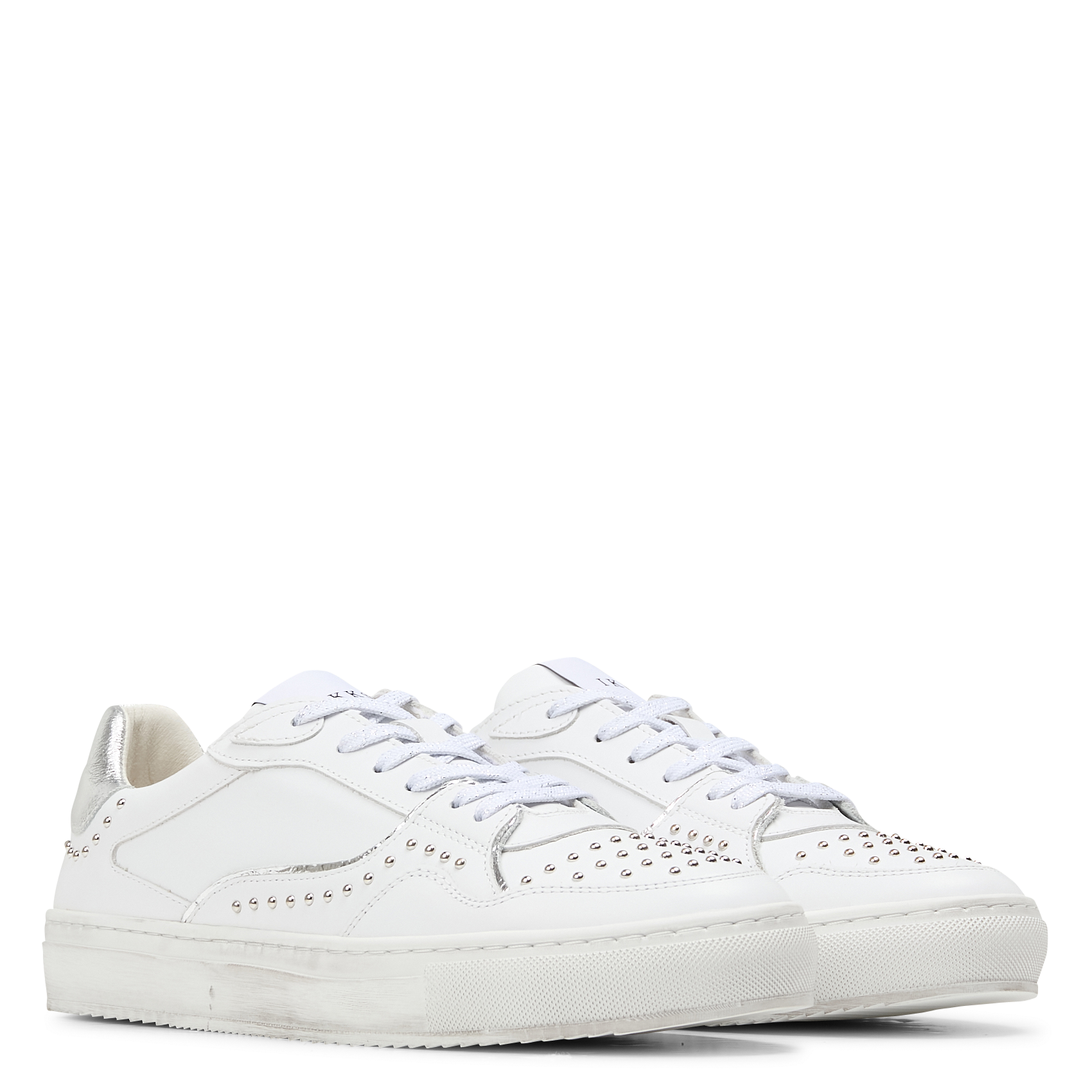 Baskets basses en cuir | Blanc