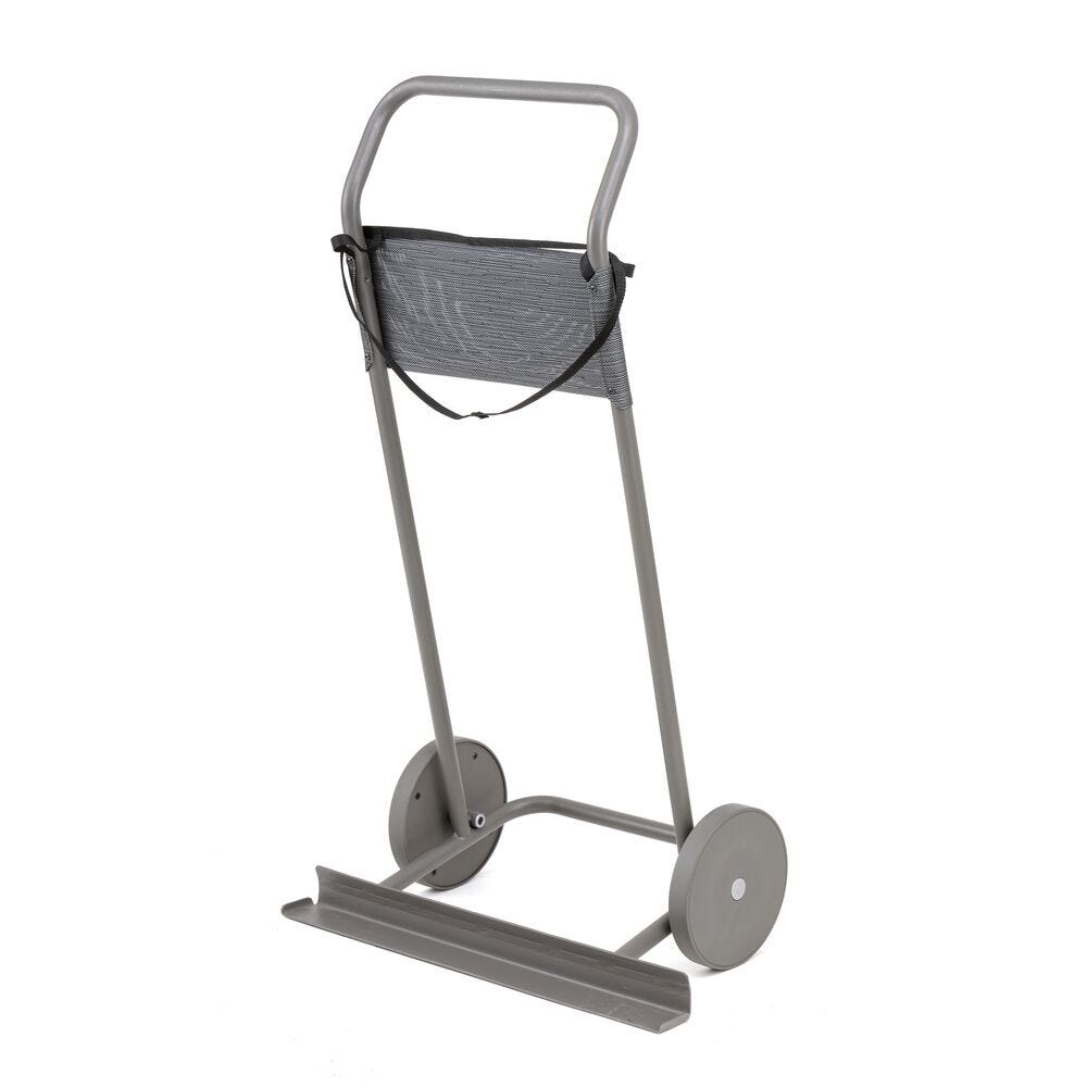 Transportwagen Nestor Trolley Stahl Grau Titane