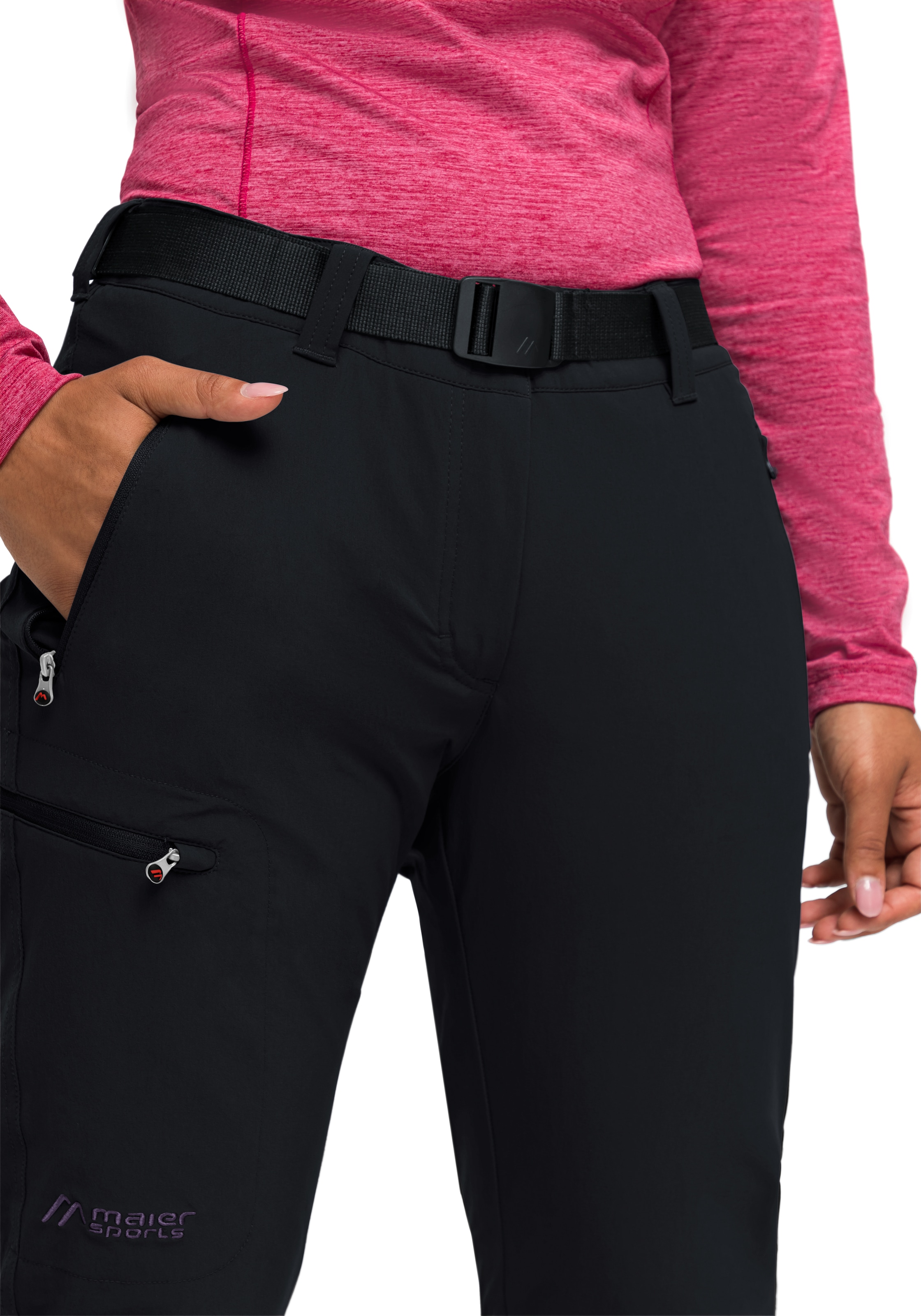 Maier Sports Funktionshose »Rechberg«  Damen Outdoorhose gefüttert, Wanderhose mit 4 RV-Taschen, Regular Fit