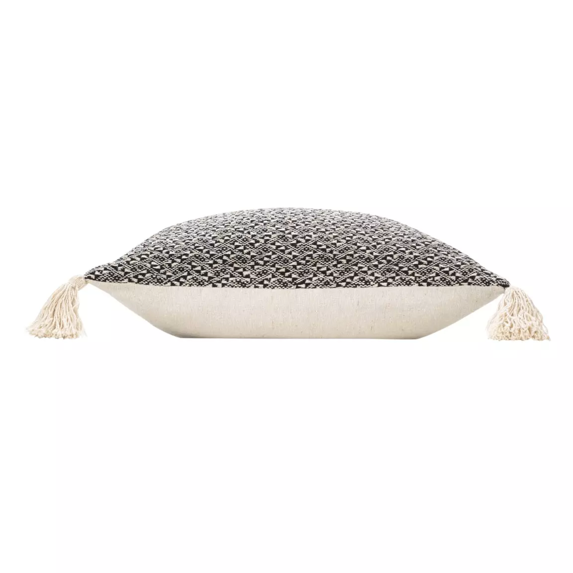 Coussin carré coton (40 x 40 cm) Junon Noir
