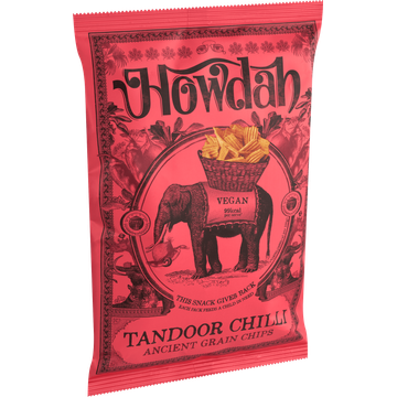 Howdah Tandoor Chilli Ancient Grain Chips 130 g