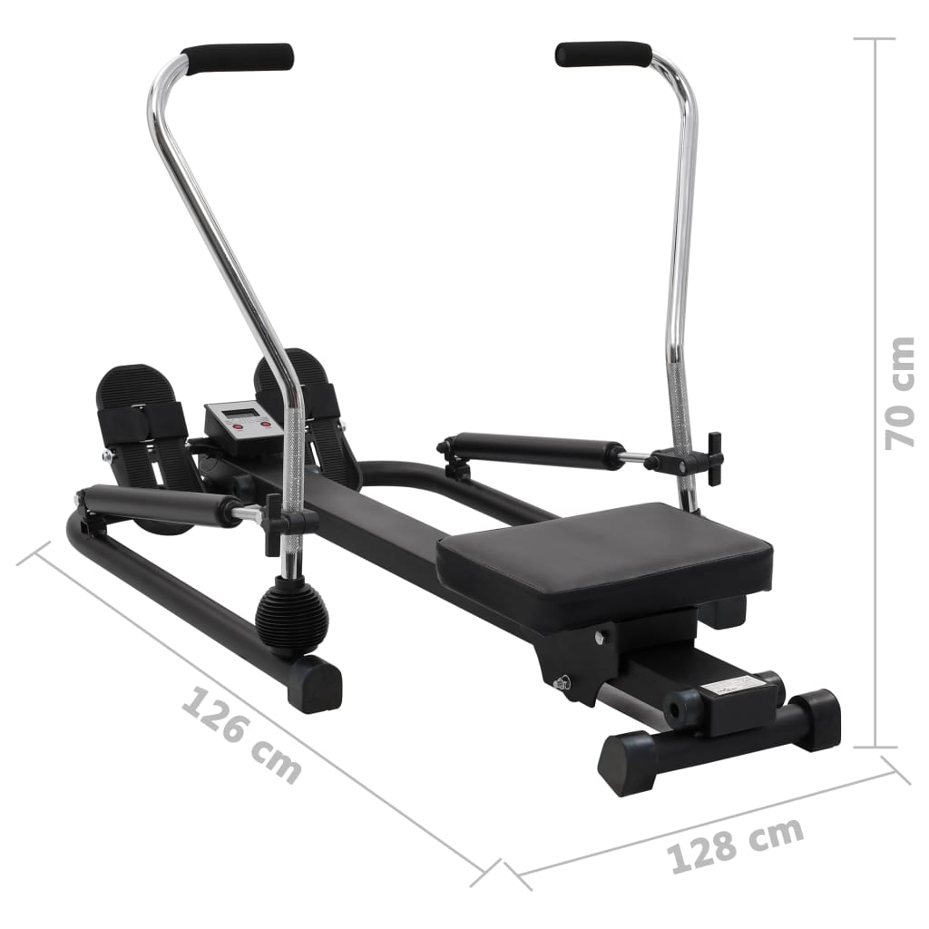 Máquina de Remo Vidaxl com Resistência Hidráulica 5