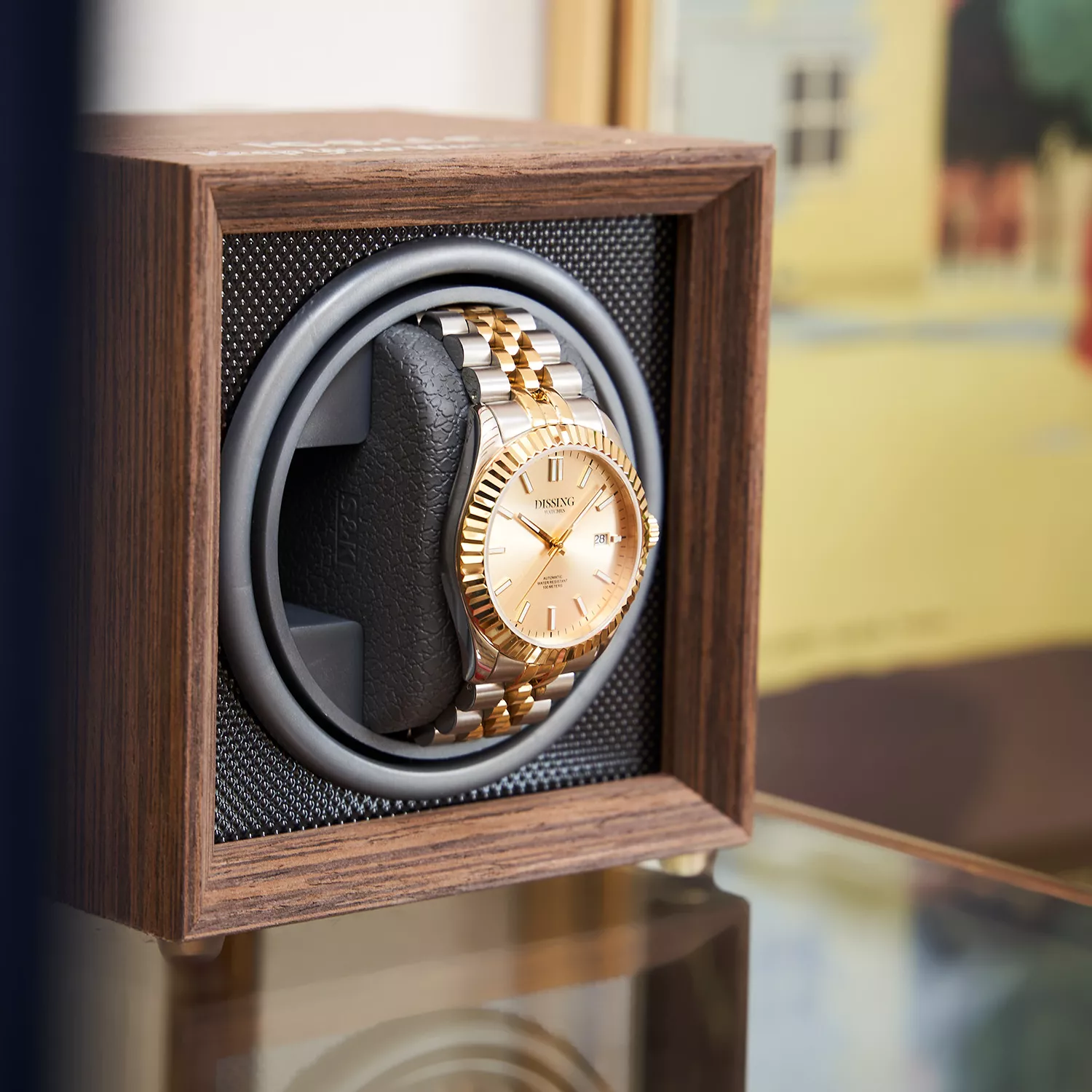 Mulhouse Watch Winder 1 ur Brun Træ KXD0715