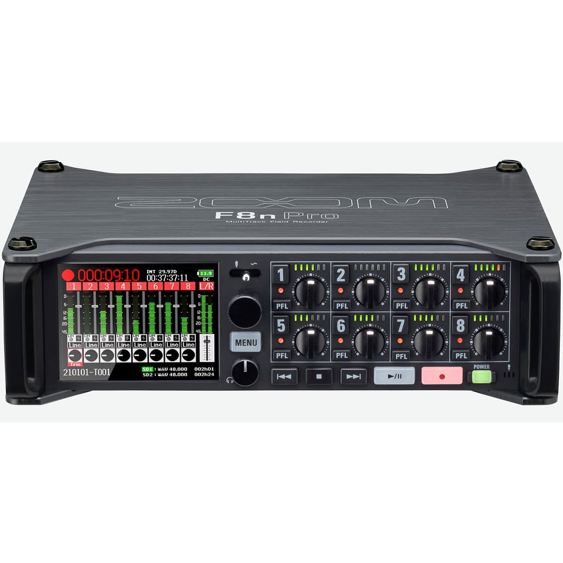Zoom F8nPro multitrack field recorder