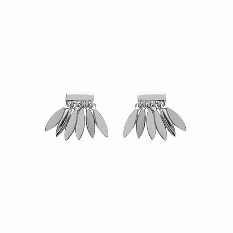 Petites Boucles d'Oreilles Argent Pampilles
