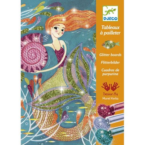Djeco glitterschilderijen - het licht van de zeemeerminnen DJ09507