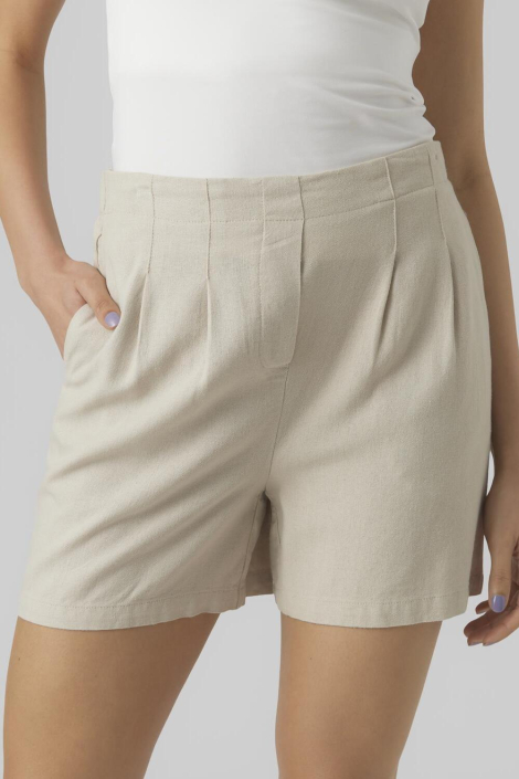 Vero Moda beige dames korte broek