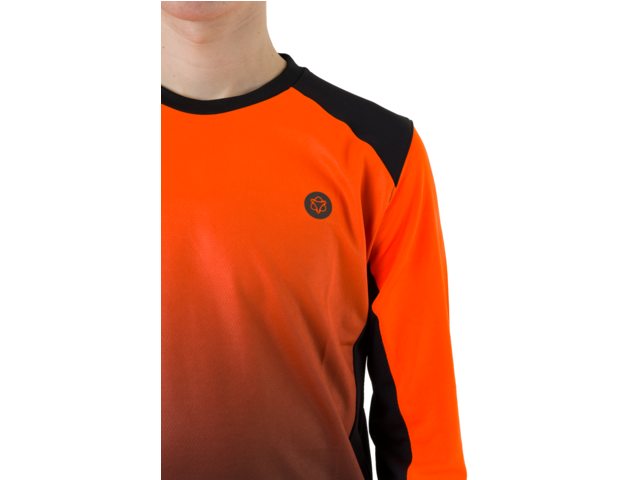AGU Langærmet MTB Jersey Sort/Orange