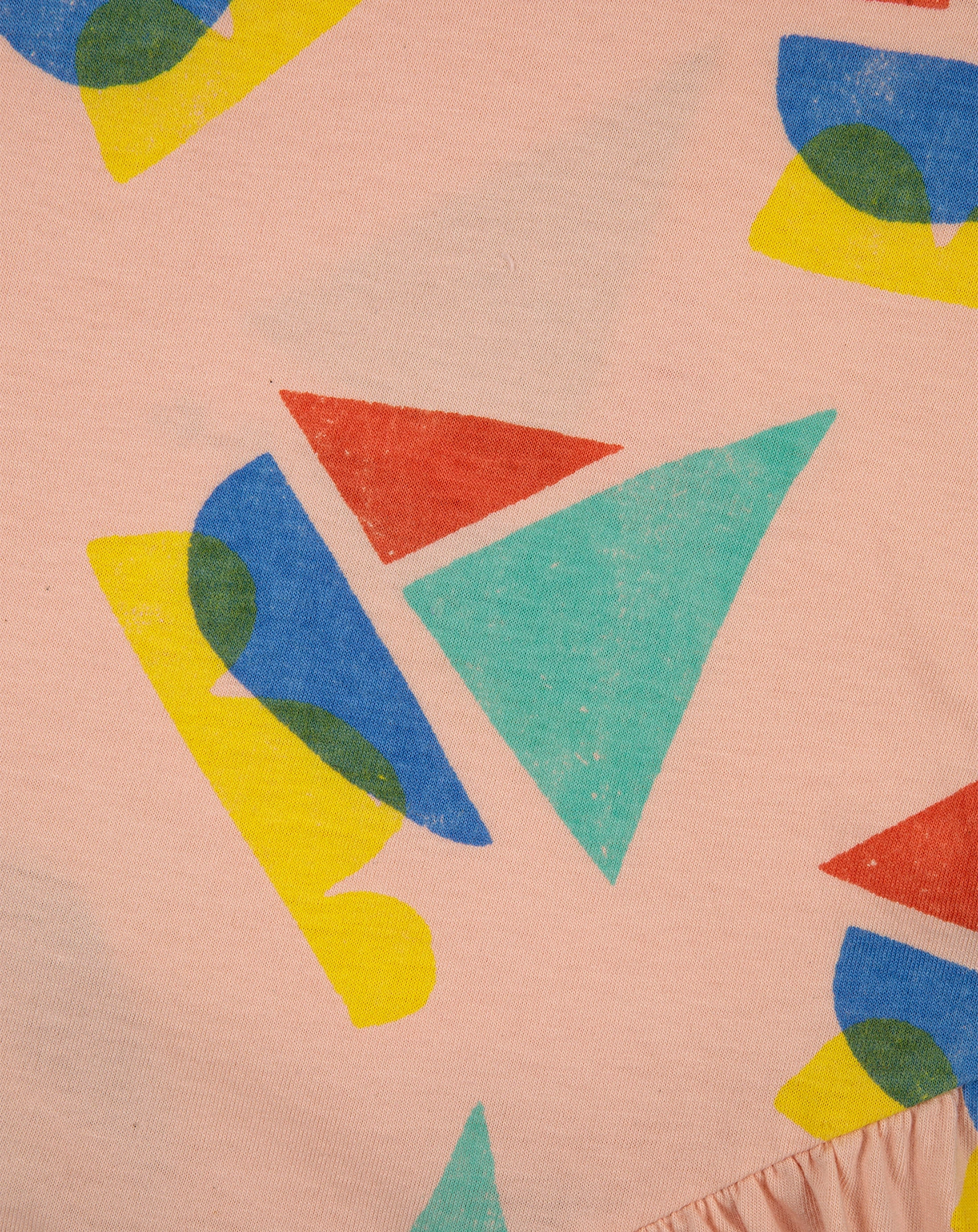 Kleid MULTICOLOR SAILBOAT RUFFLE in light pink