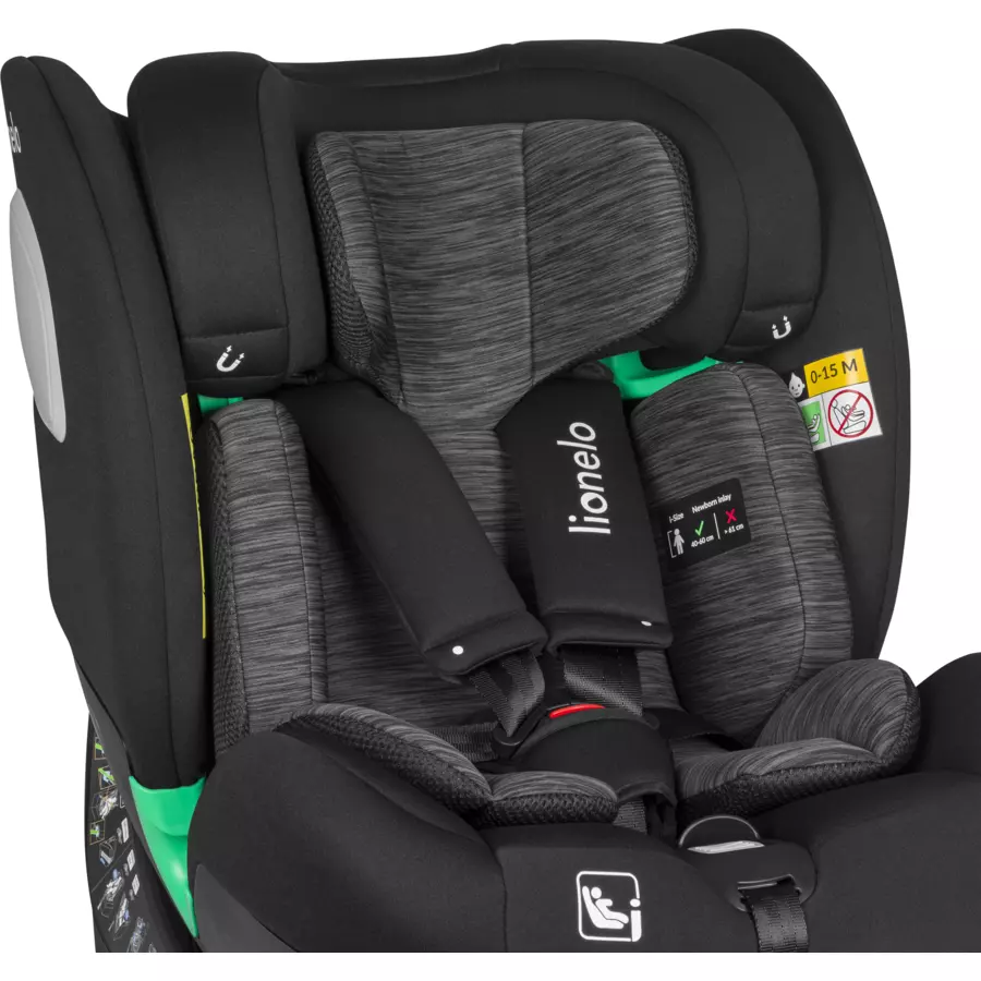lionelo Kindersitz Braam i-Size Black Carbon