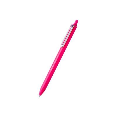 Pentel iZee - Stylo à bille rétractable - rose - 1 mm - pointe large