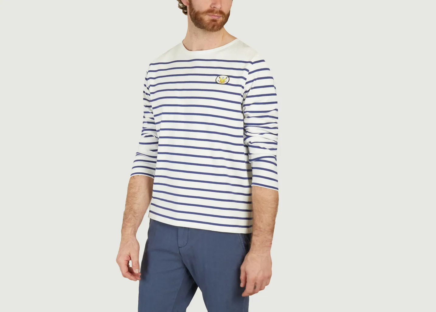 T-shirt marinière avec patch Pikachu Pokémon x A.P.C. A.P.C.
