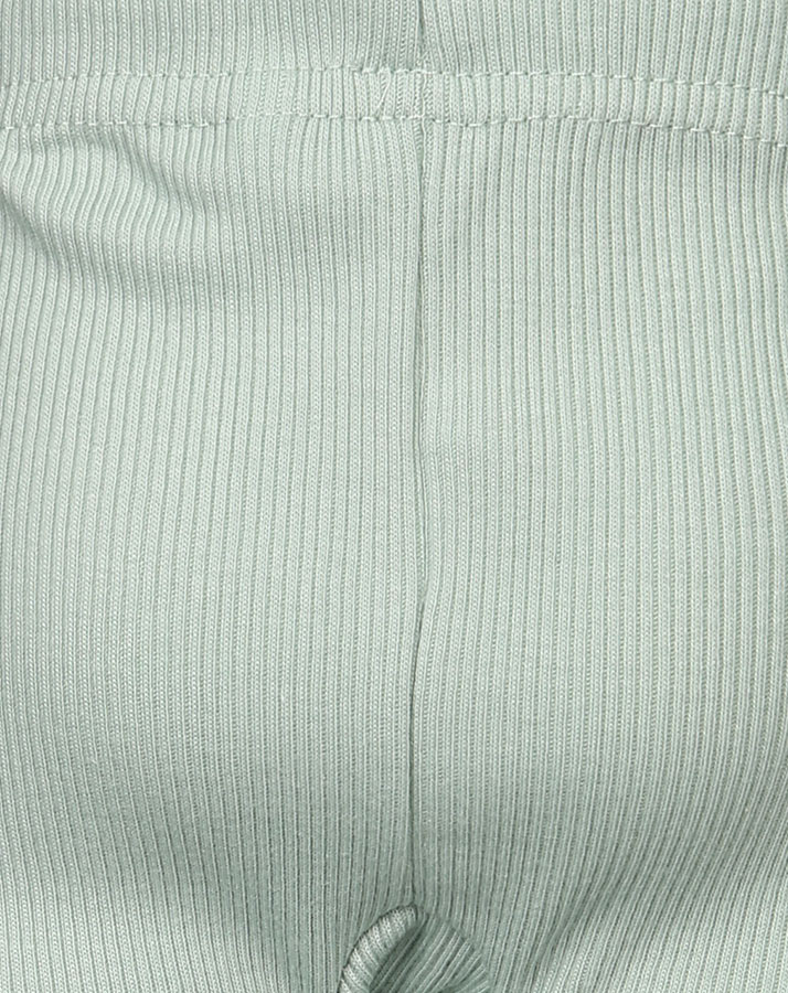 Leggings 602 COTTON RIB in hellgrün