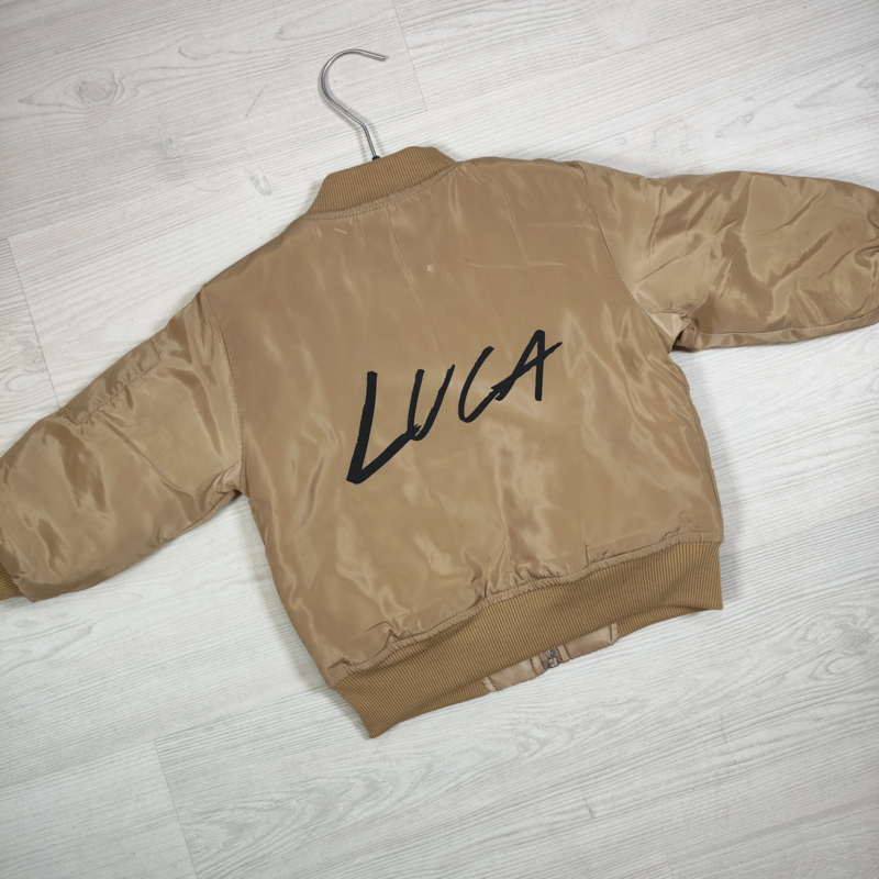 Beige bomber Luca