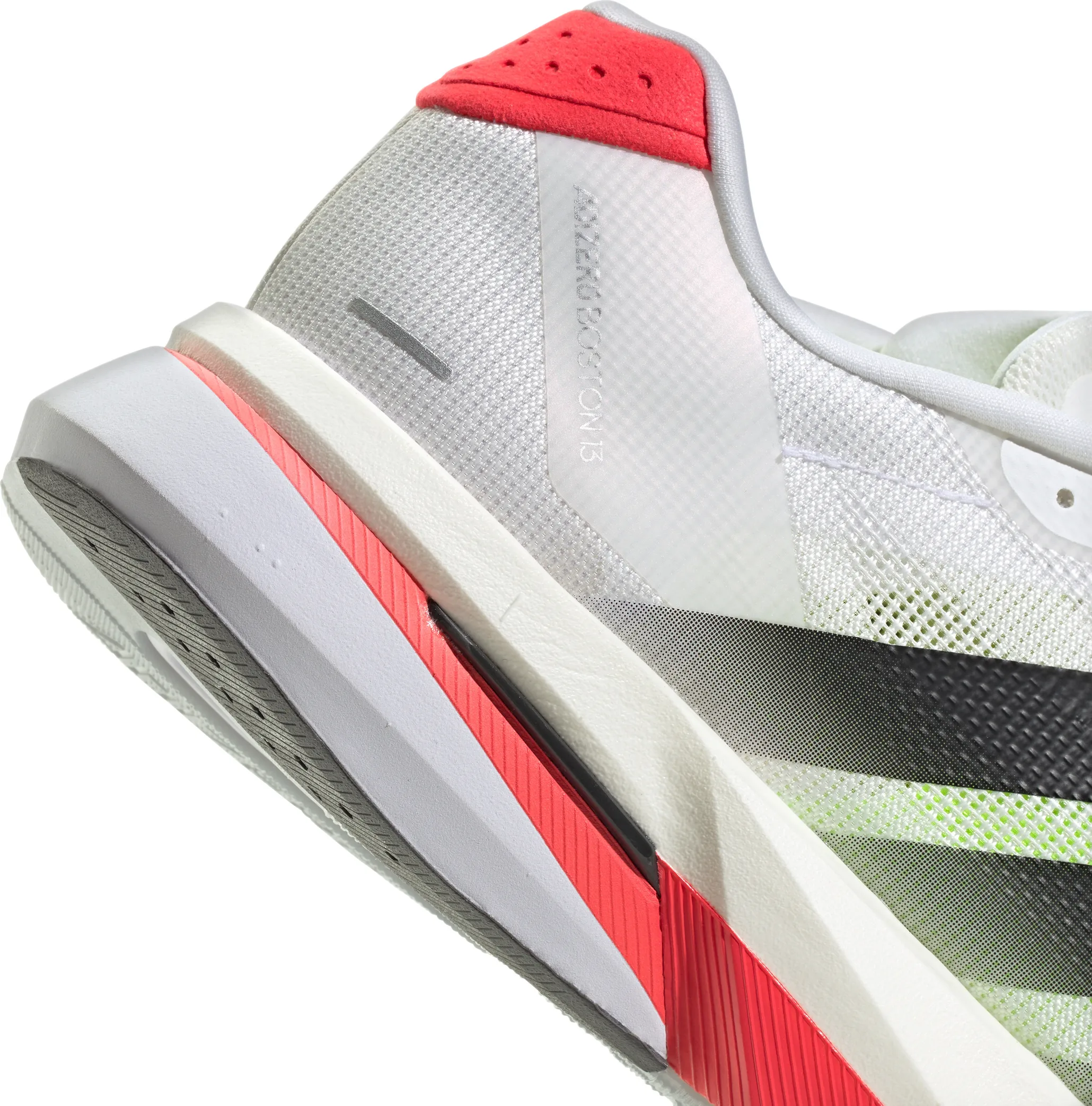 Adidas Men's Adizero Boston 13 Ftwwht/Core Black/Lucid Red