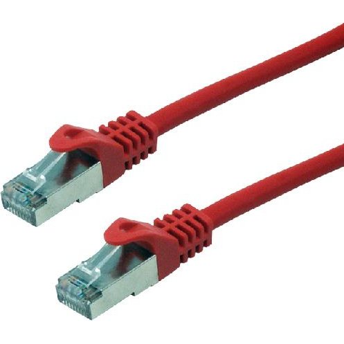 MCL 0.3m Cat6 F/UTP câble de réseau Rouge 0,3 m F/UTP (FTP)