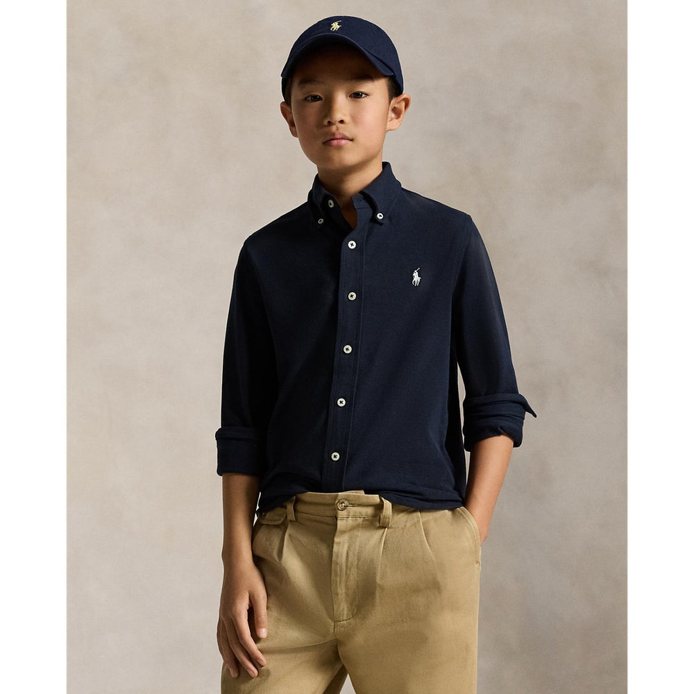 Køb Polo Ralph Lauren Aviator Navy Sport Skjorte