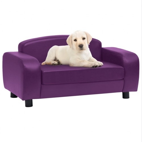 sofá alongado roxo para cães da vidaxl