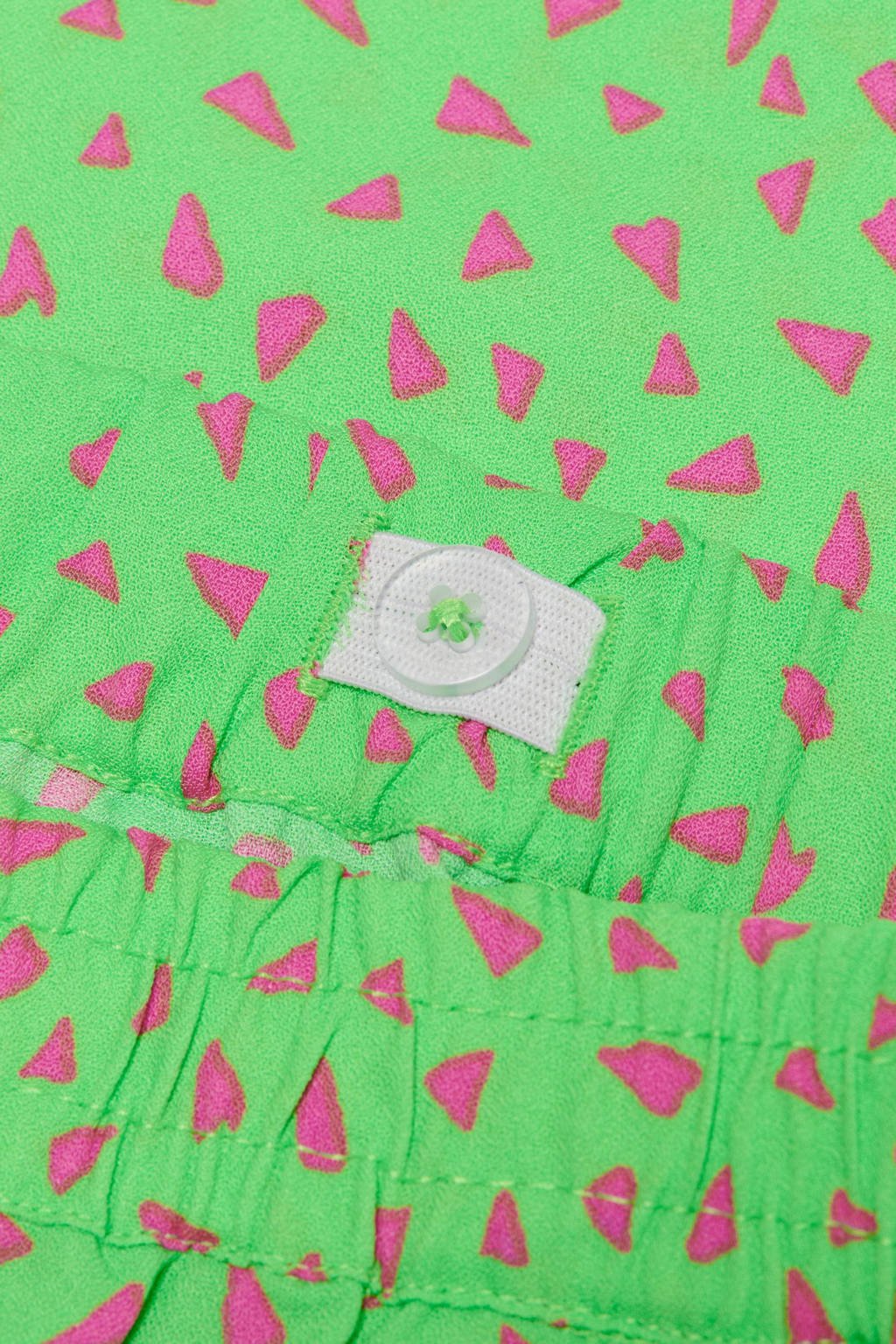 ONLY broek KOGLINO met all over print groen/roze