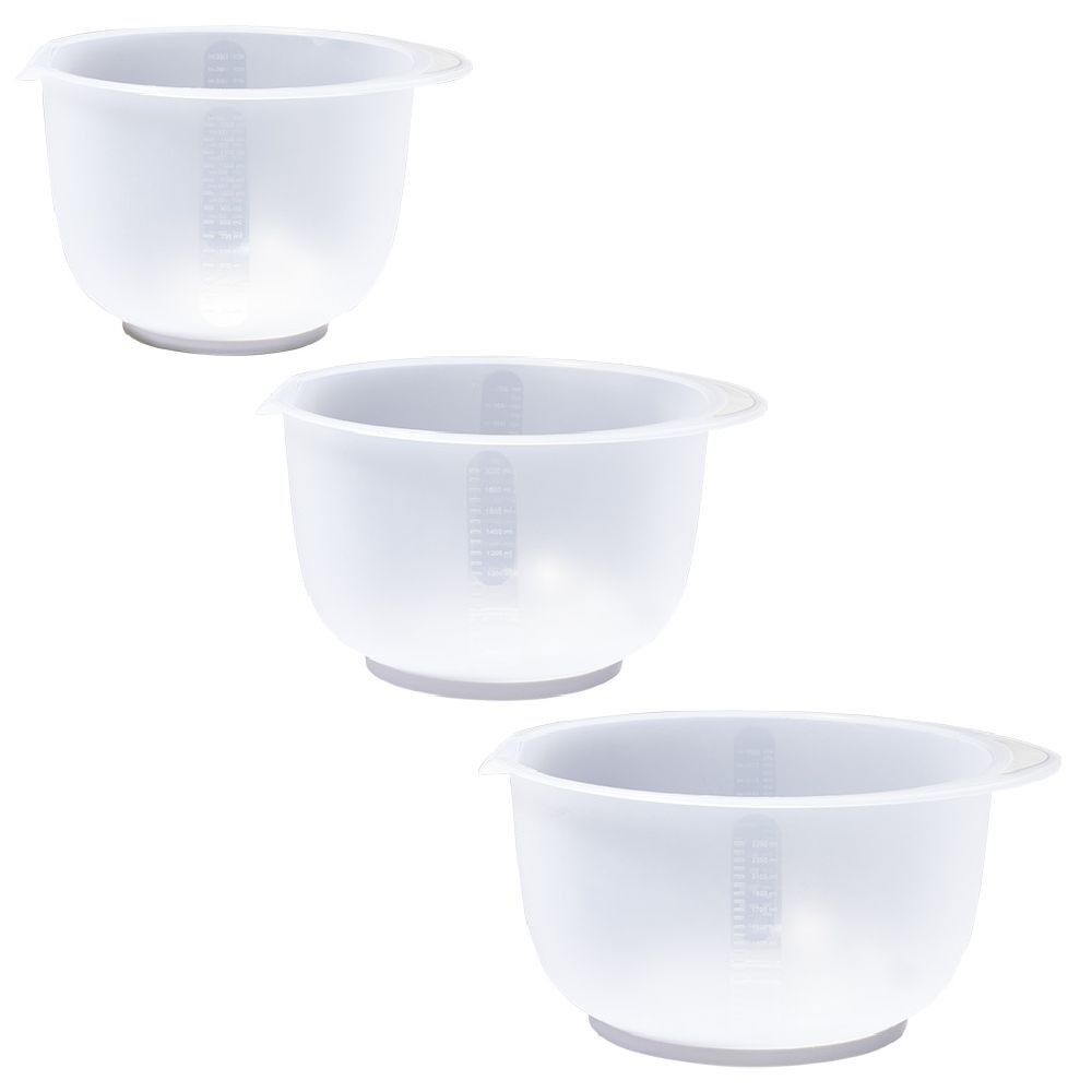 Bol à mixer antidérapant x3 transparent