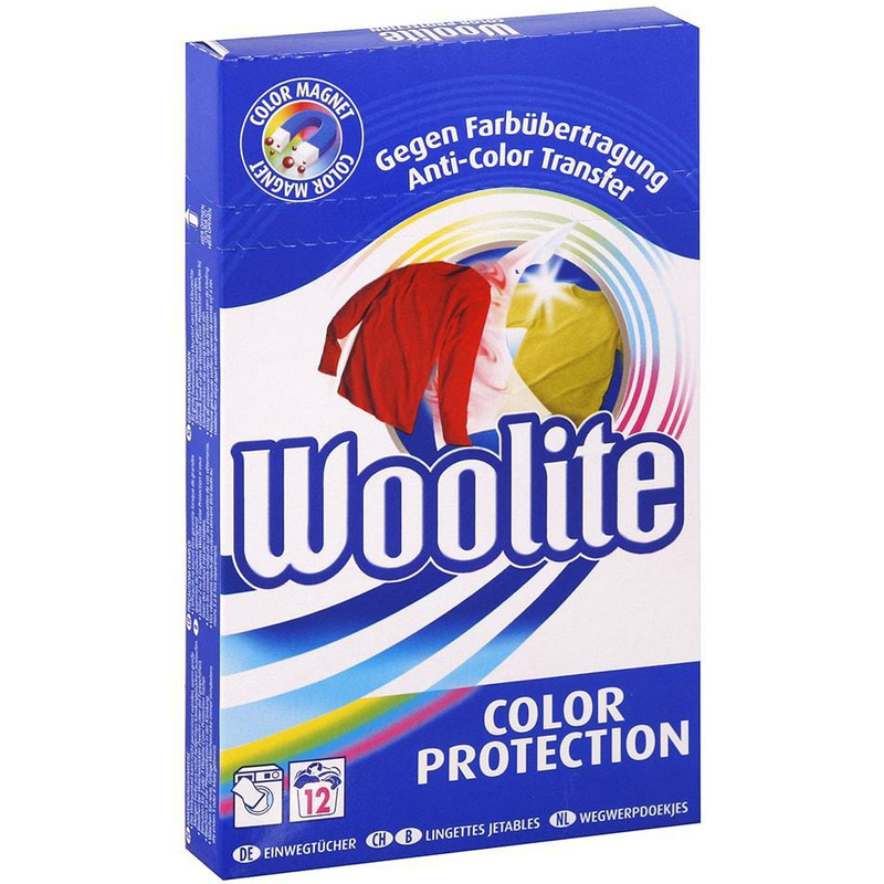Woolite Color Protection Tücher, 12 Stück