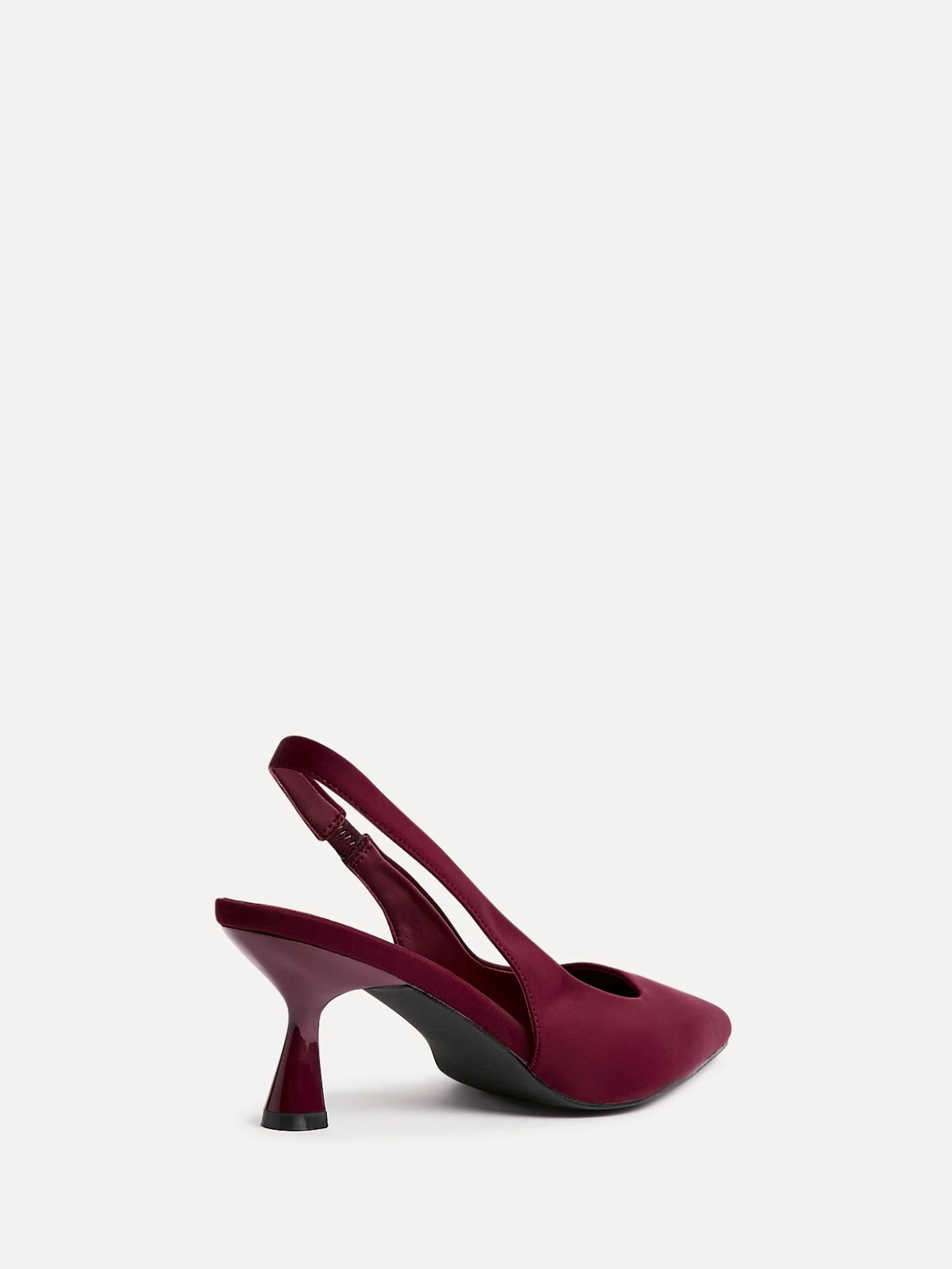 Rood - Linzi Izzie slingback pumps met brede pasvorm en hoge hakken